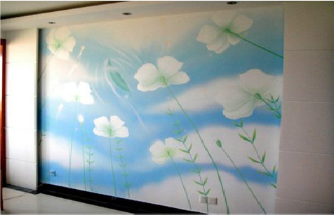 徐州画墙绘怎么画好白云的蓬松感？