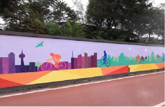 徐州墙体彩绘-围墙