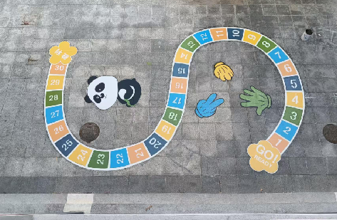 徐州地面游戏彩绘