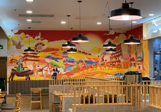 徐州商业空间彩绘介绍。